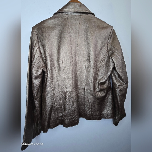Worthington Women's Leather Jacket - Picture 4 of 4